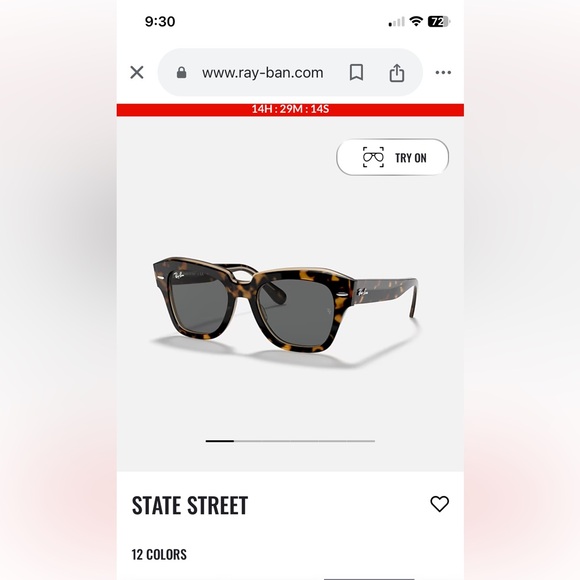 Raybans State Street Sunglasses - Picture 2 of 3
